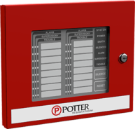 Imagem do painel repetidor modelo LED-16 da Potter