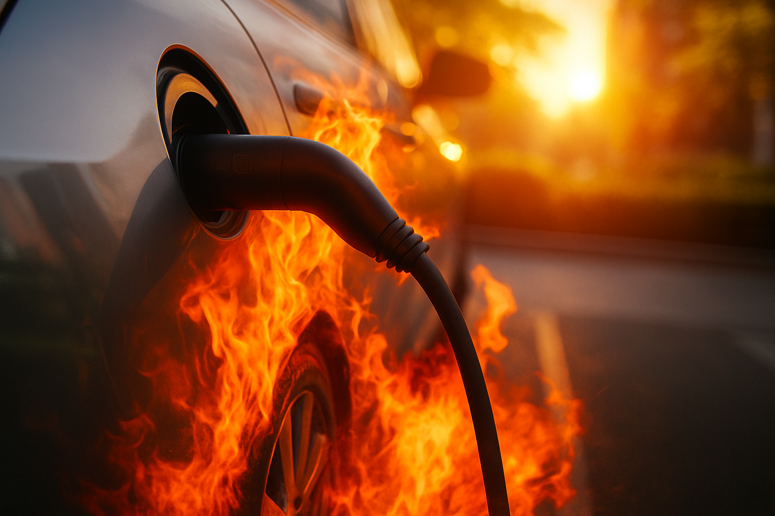 O Fogo Invisível dos Carros Elétricos