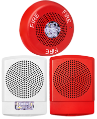 PE-SPK/SPST Series – Alto-falantes e Speaker Strobes LED para Aplicações de Emergência