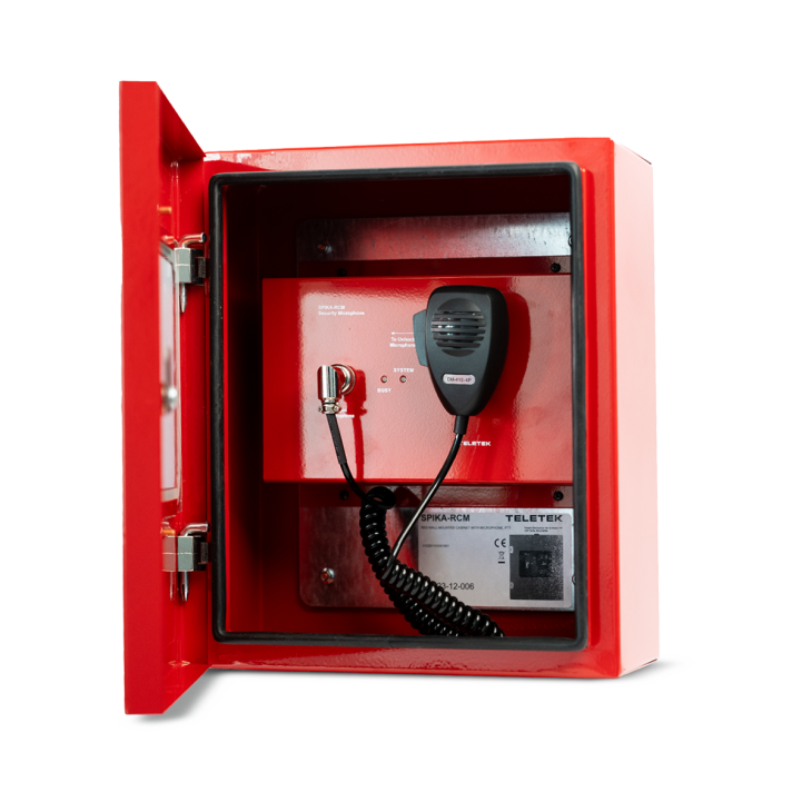SPIKA-RCM - Gabinete de Emergência com Microfone para Sistemas de Evacuação por Voz - Imagem 3