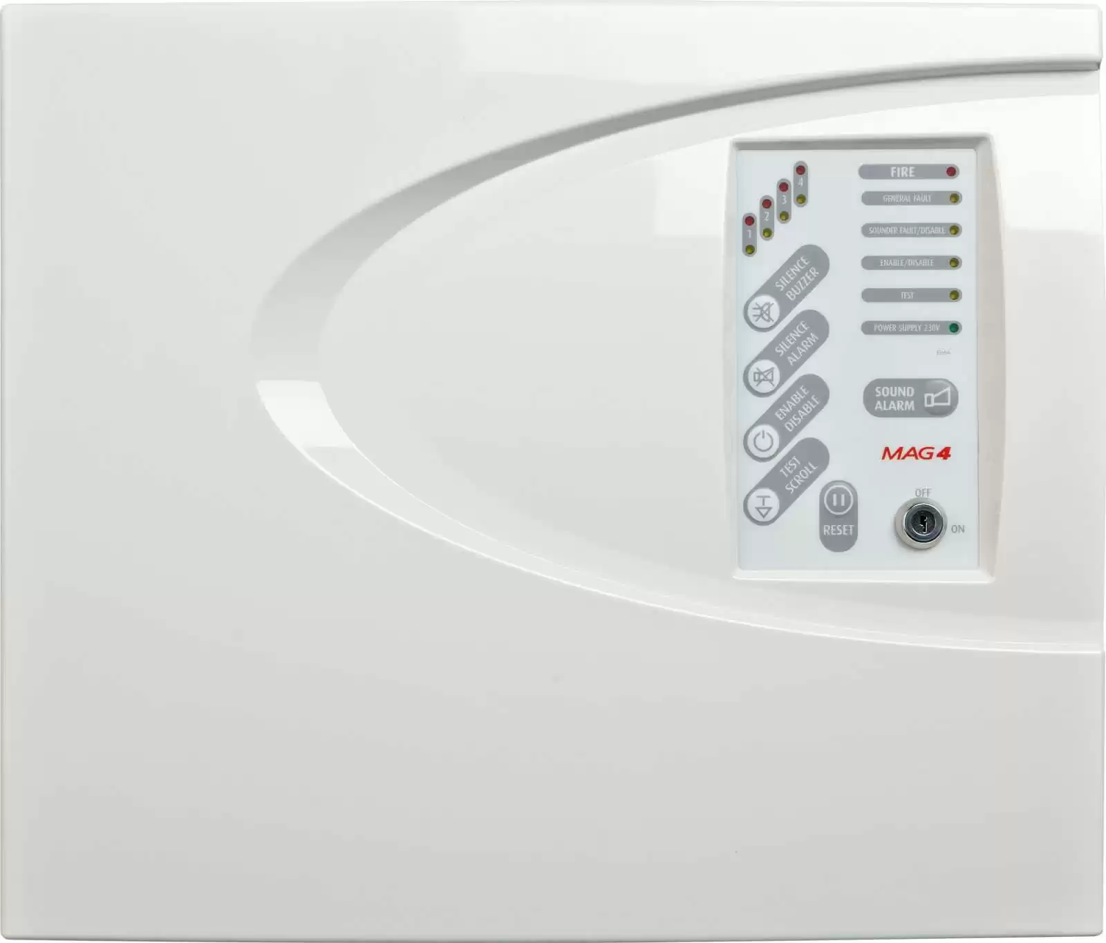 MAG 4P - Central de Alarme de Incêndio Convencional 4 Laços