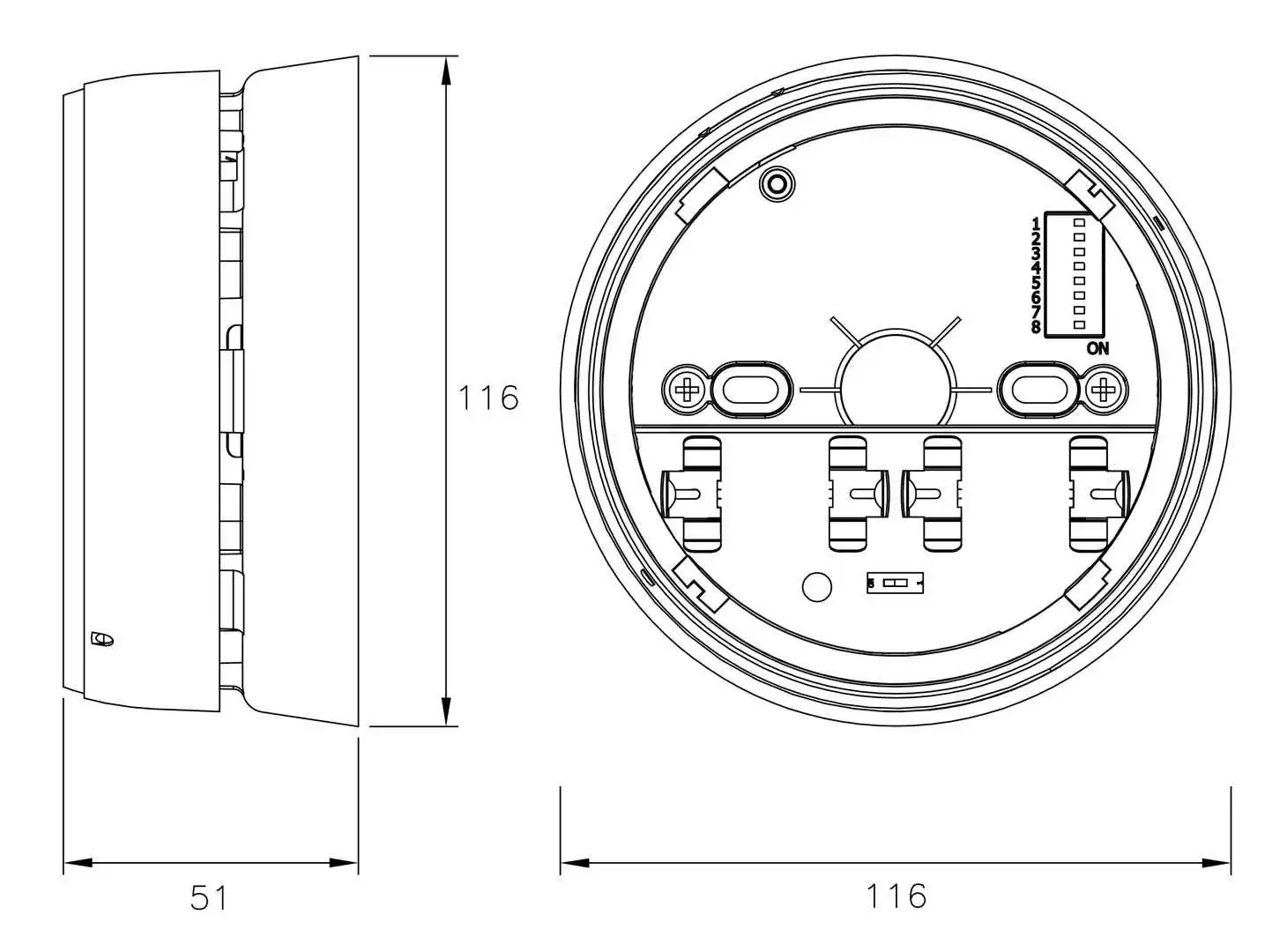 SGRBS100/L -BASE SONORA PARA DETECTOR - Imagem 2