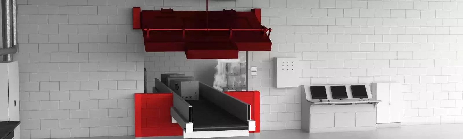 ECClos-Q - Cortina Corta-Fogo para Transportadores