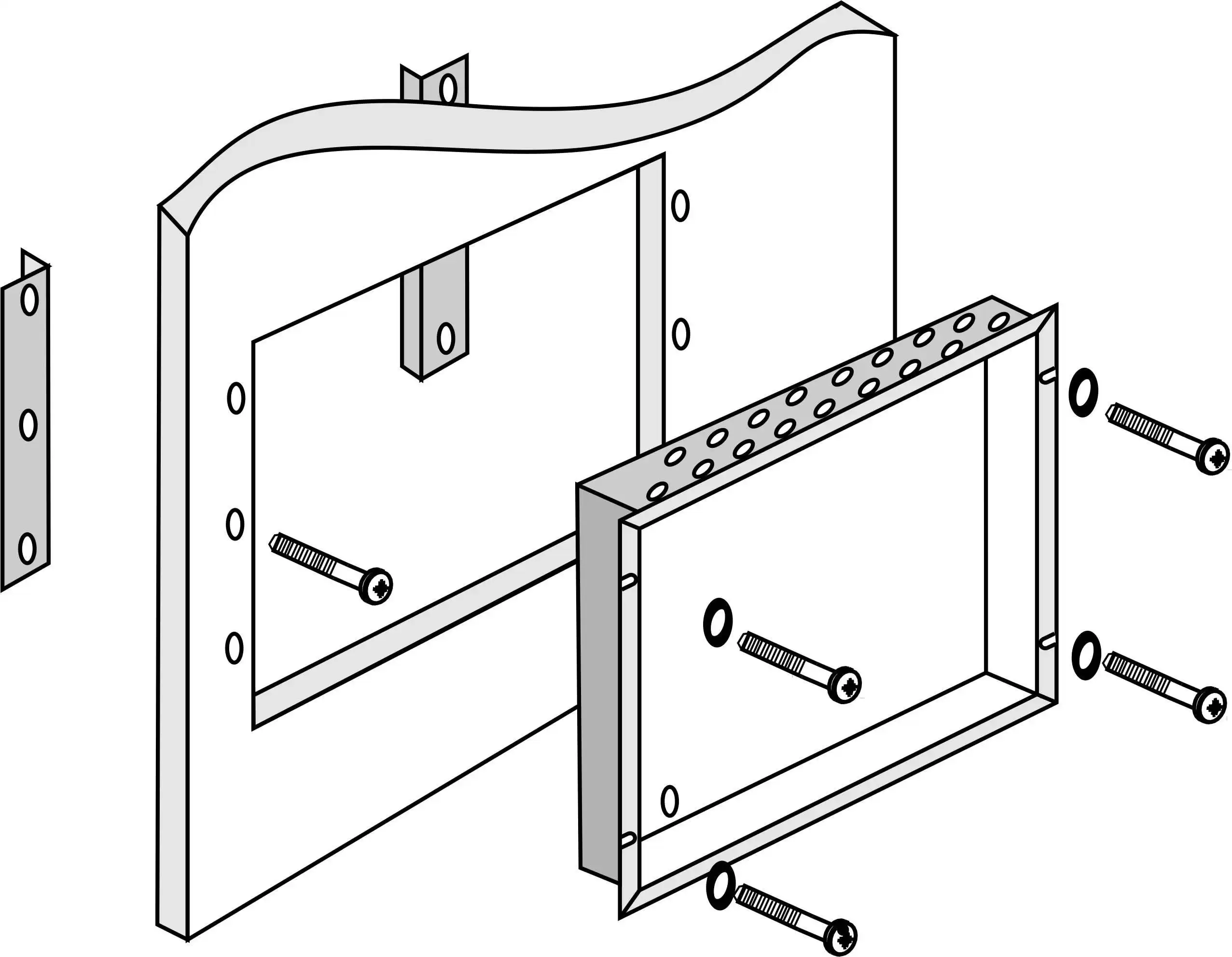 FLM Kit - Kit para montagem embutida de IRIS e MAG8 Plus