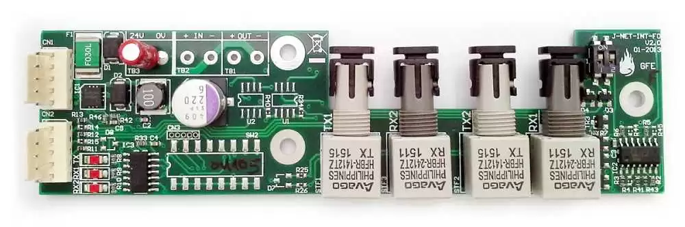 J-NET-INT-FO - INTERFACE PARA COMUNICAÇÃO POR FIBRA ÓTICA