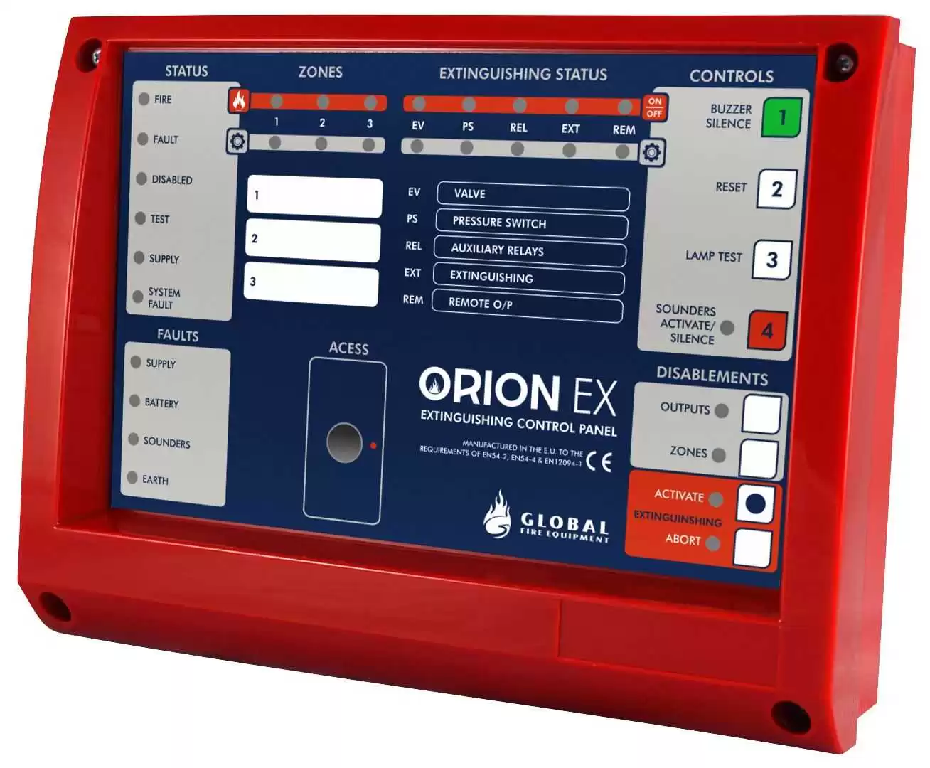 ORION EX MINI-REP - PAINEL REPETIDOR PARA ORION EX - Imagem 2