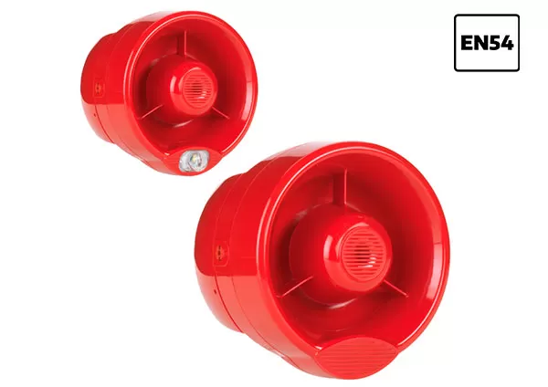 Imagem dos modelos de sirenes do sistema wireless Global América