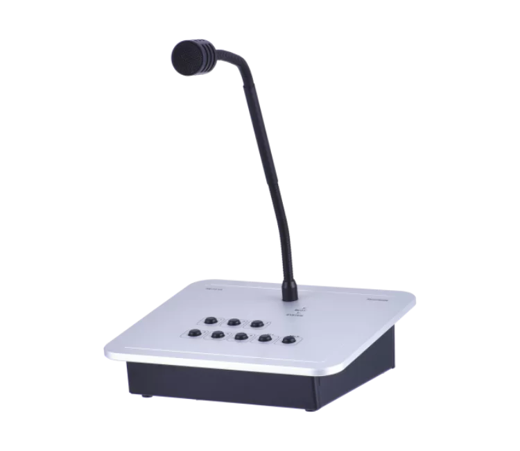 SPIKA-RM7 - Estação de Microfone com 7 Teclas Programáveis para Sistemas de Evacuação por Voz